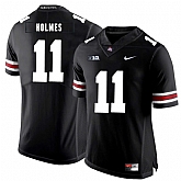 Ohio State Buckeyes 11 Jalyn Holmes Black Nike College Football Jersey Dzhi,baseball caps,new era cap wholesale,wholesale hats